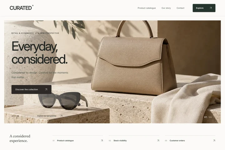 Ecommerce · Retail & ecommerce · CURATED