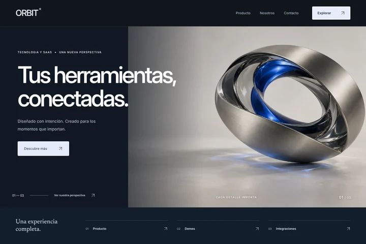 Sitio web · Tecnología y SaaS · ORBIT