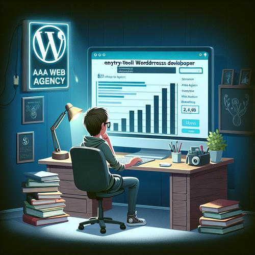 "Discover the Entry Level WordPress Developer Salary Secrets with AAA Web Agency!"