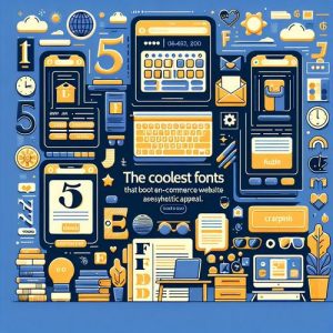 "The 5 Coolest Fonts to Boost Your E-Commerce Website - A Guide by AAA Web Agency"