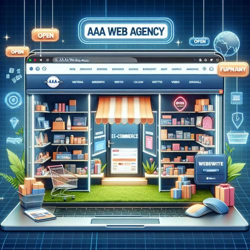 "Revamp Your Online Store with AAA Web Agency - Open E-Commerce Website!"